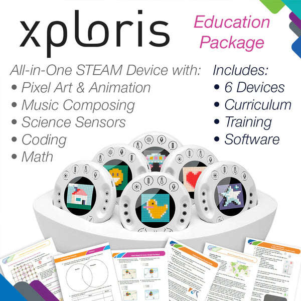 Xploris bundle with Charging tray