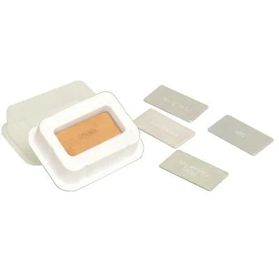 Metal Pieces set - 12 Metal pieces (Aluminum, Steel, Copper, Brass)- 25mmx50mm