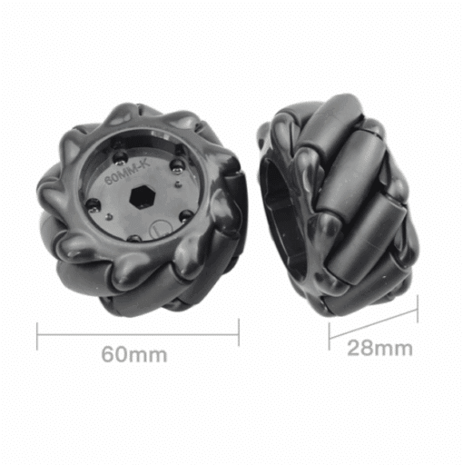 Yellow McNamum Wheel 60MM-K 4pcs/set)